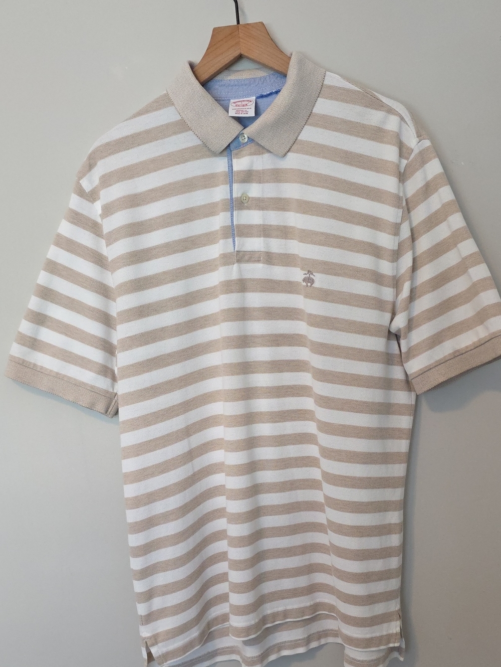 Brooks Brothers Performance Polo Striped Large